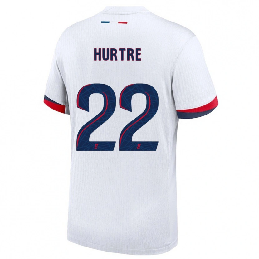 Danxen Dames Oceane Hurtre #22 Wit Rood Uitshirt Uittenue 2025/26 T-Shirt