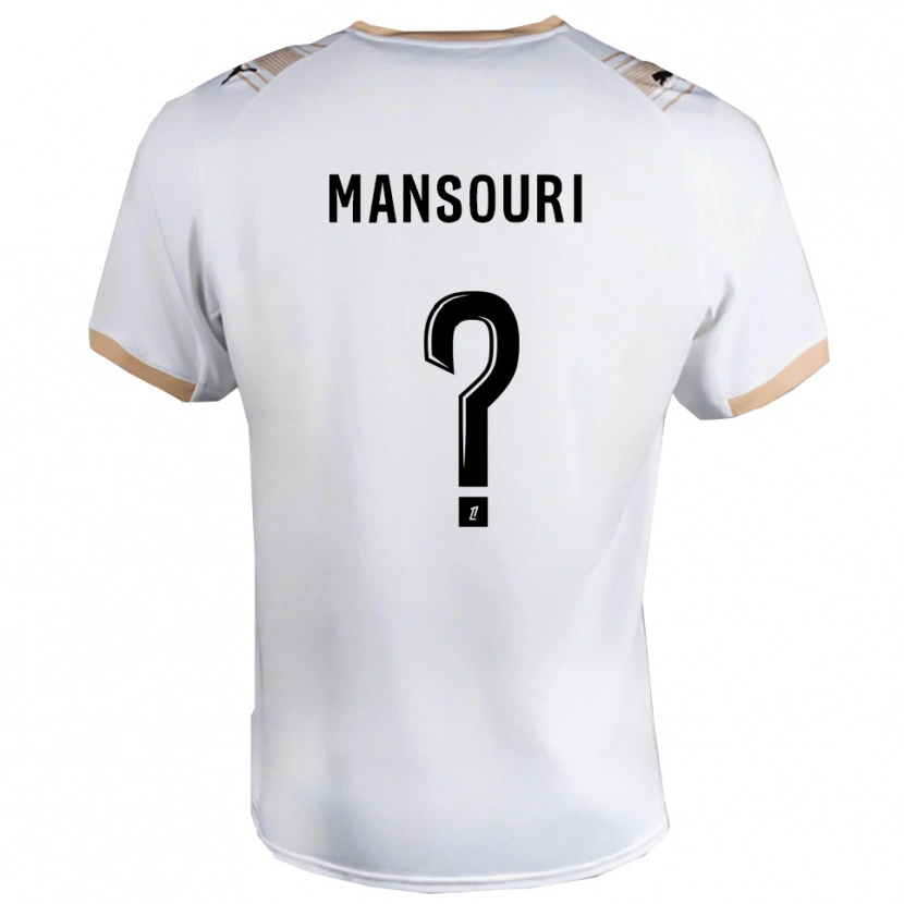 Danxen Dames Keryane Mansouri #0 Wit Zwart Uitshirt Uittenue 2025/26 T-Shirt