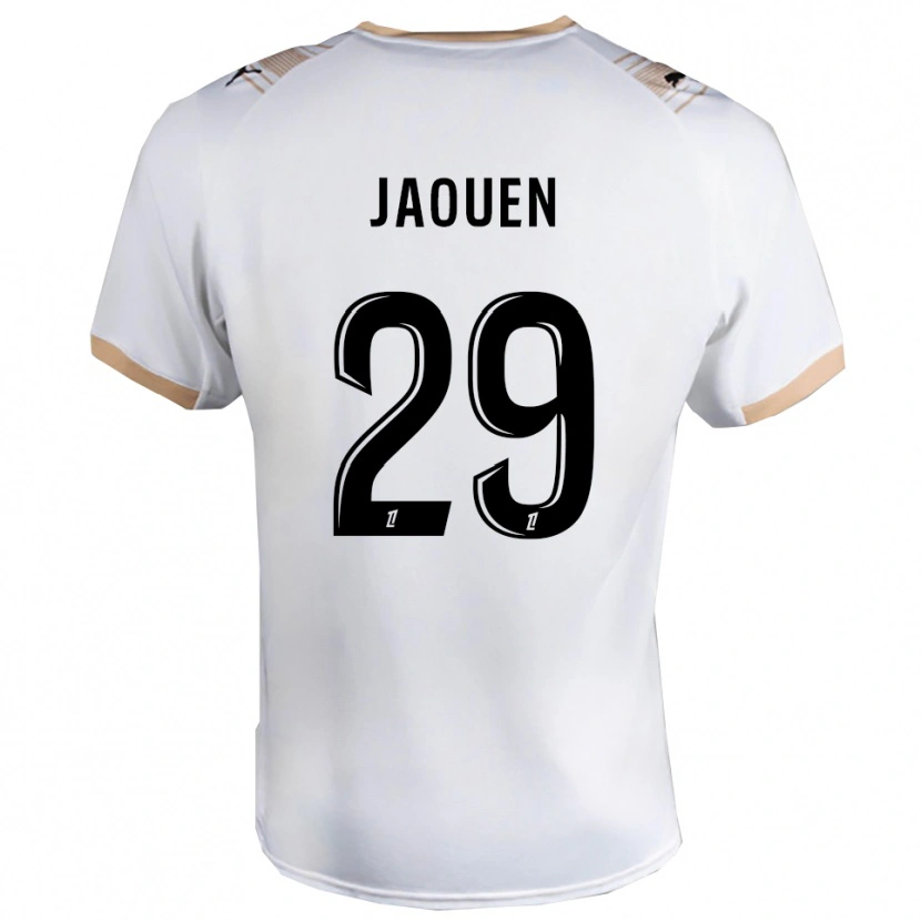 Danxen Dames Ewen Jaouen #29 Wit Zwart Uitshirt Uittenue 2025/26 T-Shirt