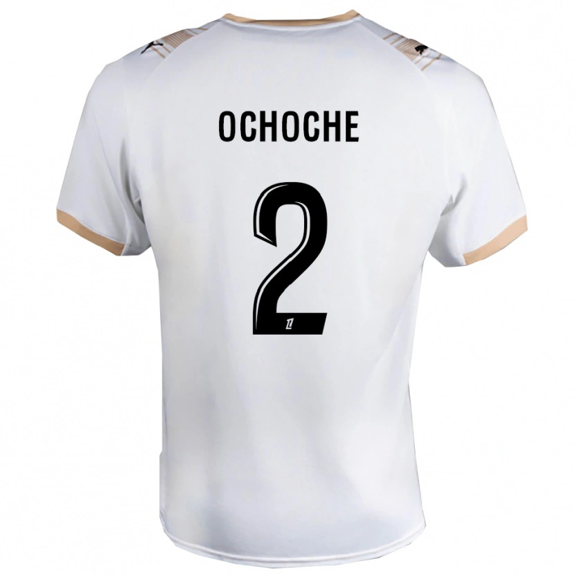 Danxen Dames Amos Ochoche #2 Wit Zwart Uitshirt Uittenue 2025/26 T-Shirt