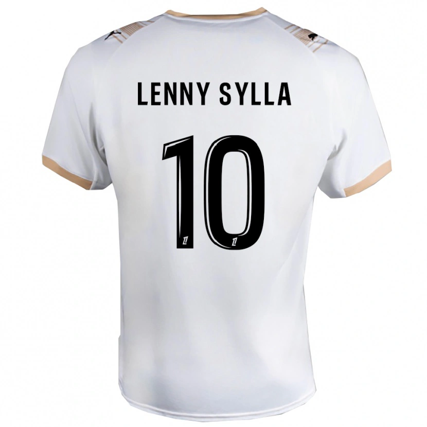 Danxen Dames Lenny Sylla #10 Wit Zwart Uitshirt Uittenue 2025/26 T-Shirt