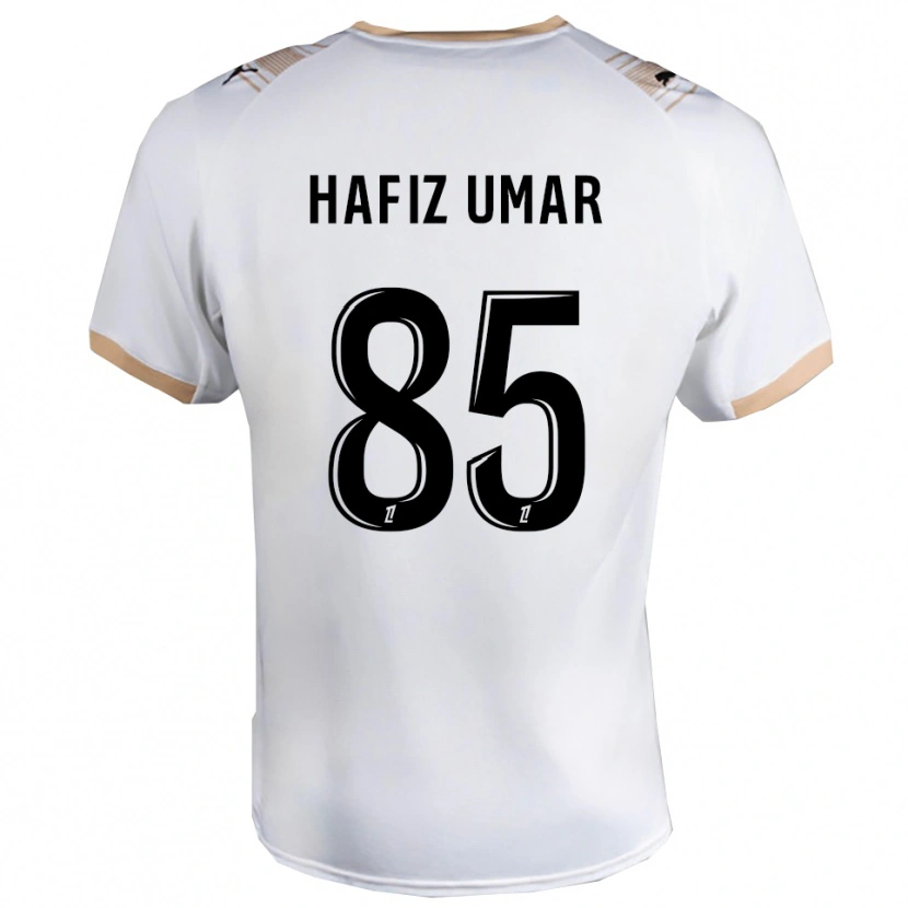Danxen Dames Ibrahim Hafiz Umar #85 Wit Zwart Uitshirt Uittenue 2025/26 T-Shirt