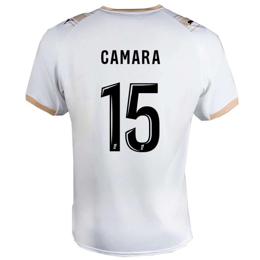 Danxen Dames Condé Camara #15 Wit Zwart Uitshirt Uittenue 2025/26 T-Shirt