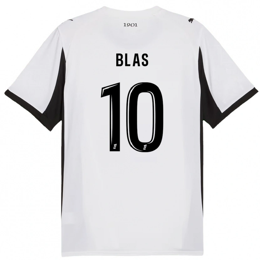 Danxen Dames Ludovic Blas #10 Wit Zwart Uitshirt Uittenue 2025/26 T-Shirt