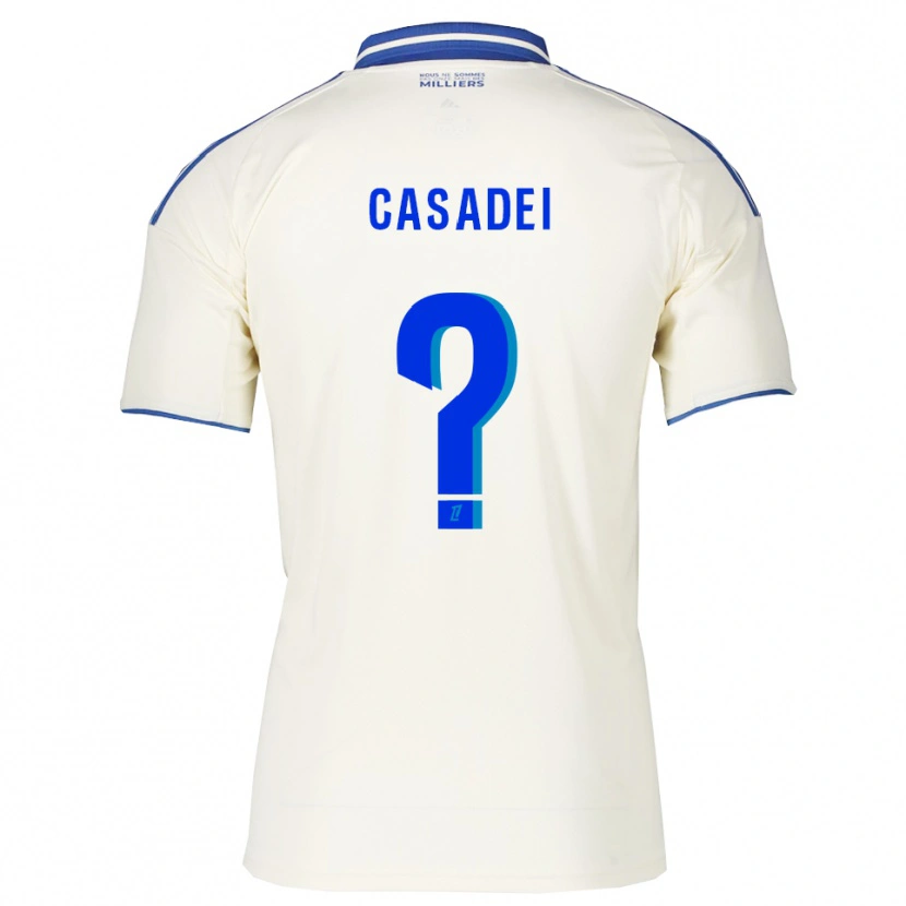 Danxen Dames Alexis Casadei #0 Champagne Blauw Uitshirt Uittenue 2025/26 T-Shirt