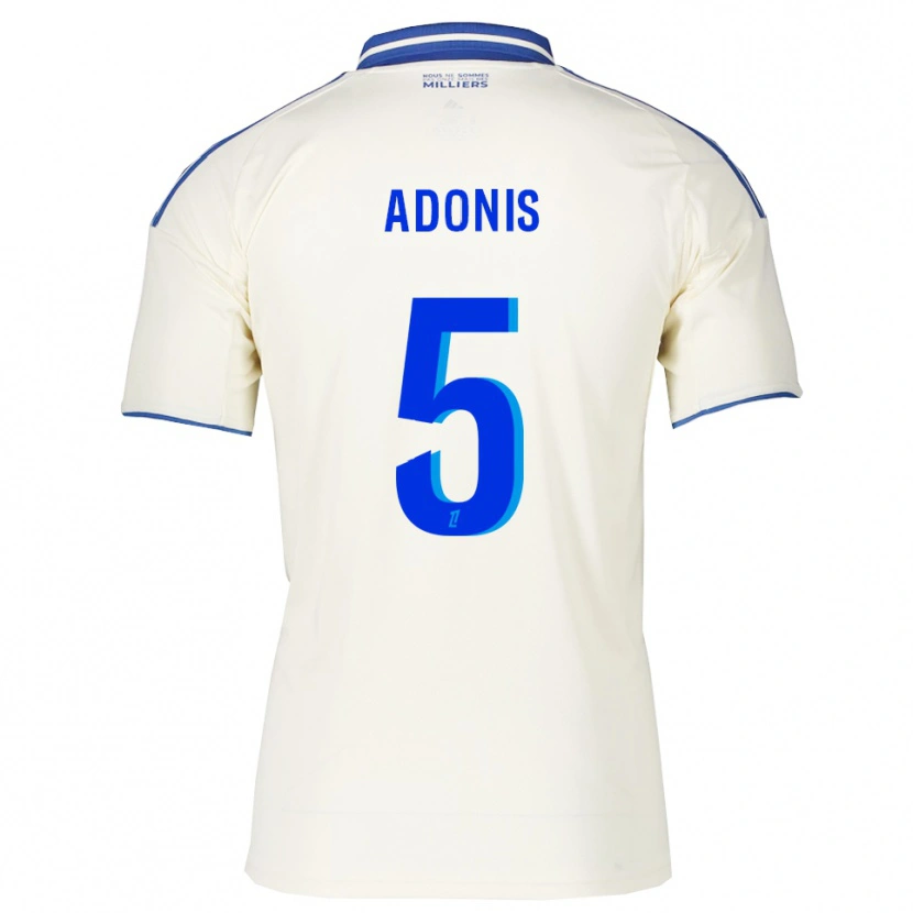 Danxen Dames Erwan Adonis #5 Champagne Blauw Uitshirt Uittenue 2025/26 T-Shirt