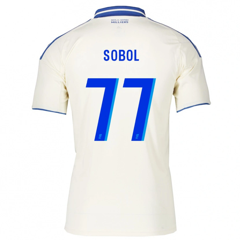 Danxen Dames Eduard Sobol #77 Champagne Blauw Uitshirt Uittenue 2025/26 T-Shirt