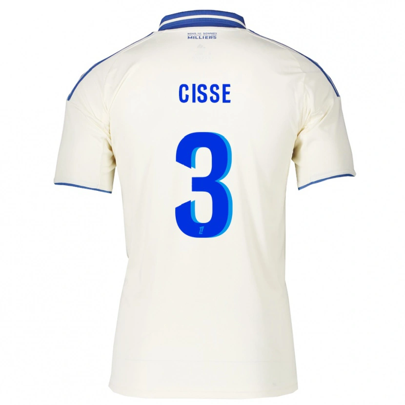 Danxen Dames Louis Cisse #3 Champagne Blauw Uitshirt Uittenue 2025/26 T-Shirt