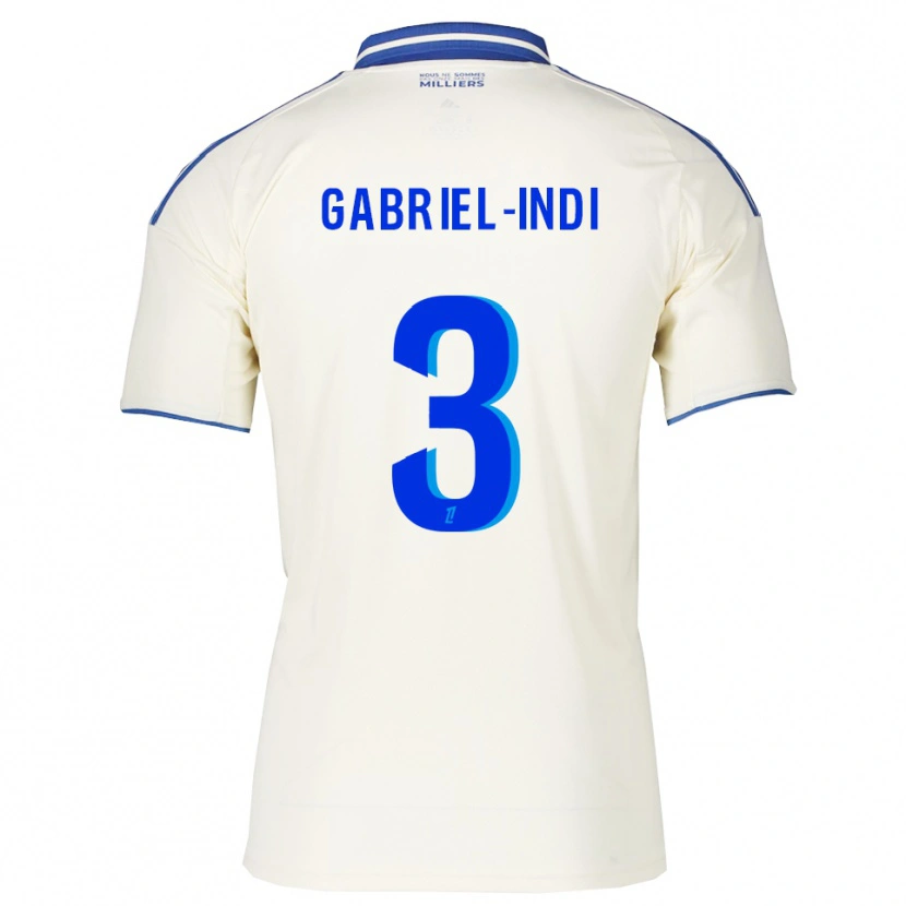 Danxen Dames Amizade Gabriel-Indi #3 Champagne Blauw Uitshirt Uittenue 2025/26 T-Shirt