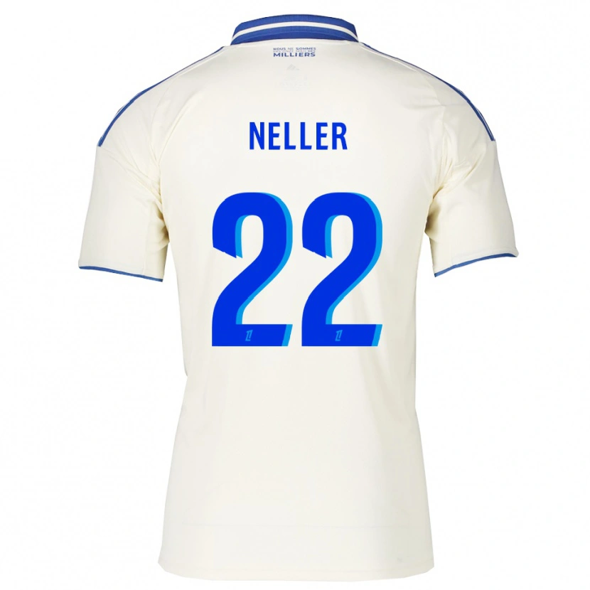 Danxen Dames Chloé Neller #22 Champagne Blauw Uitshirt Uittenue 2025/26 T-Shirt