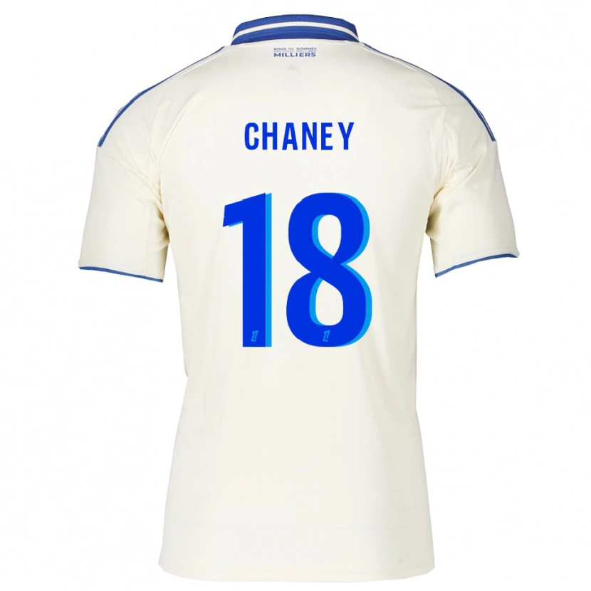 Danxen Dames Amanda Chaney #18 Champagne Blauw Uitshirt Uittenue 2025/26 T-Shirt