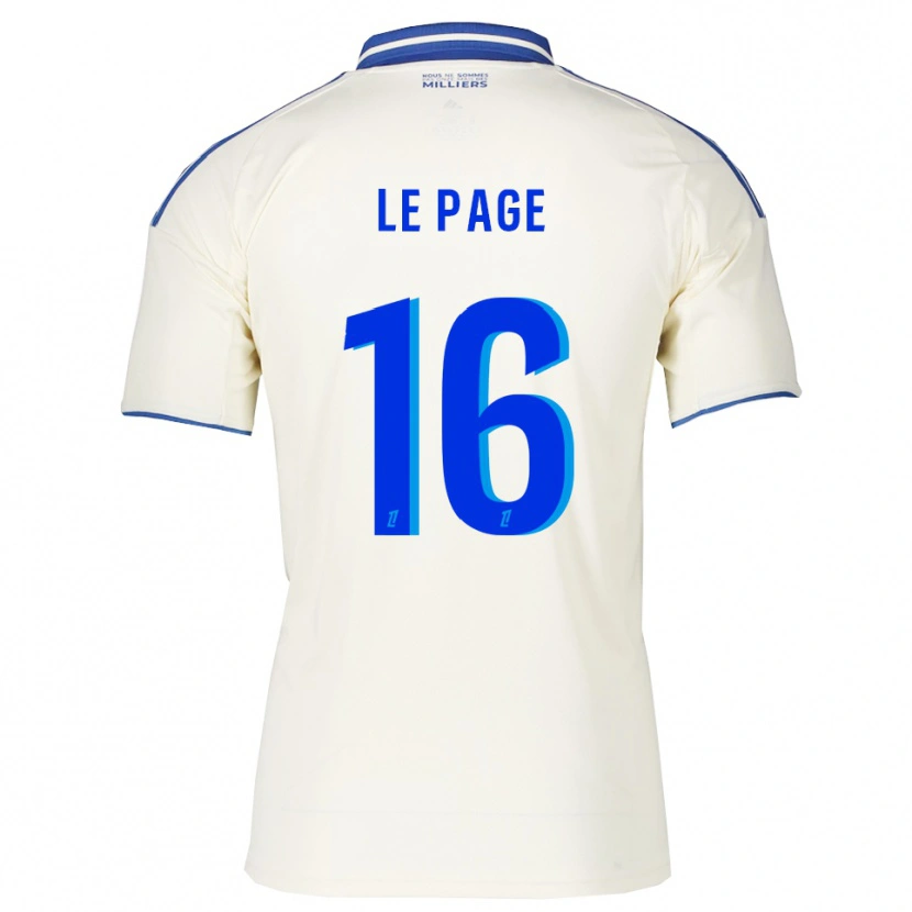 Danxen Dames Manon Le Page #16 Champagne Blauw Uitshirt Uittenue 2025/26 T-Shirt
