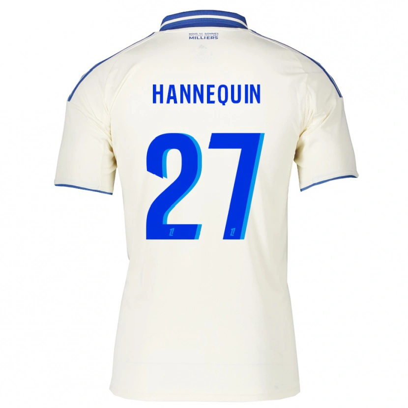 Danxen Dames Laurine Hannequin #27 Champagne Blauw Uitshirt Uittenue 2025/26 T-Shirt