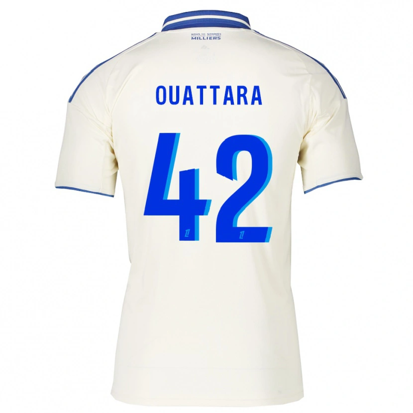 Danxen Dames Abdoul Ouattara #42 Champagne Blauw Uitshirt Uittenue 2025/26 T-Shirt