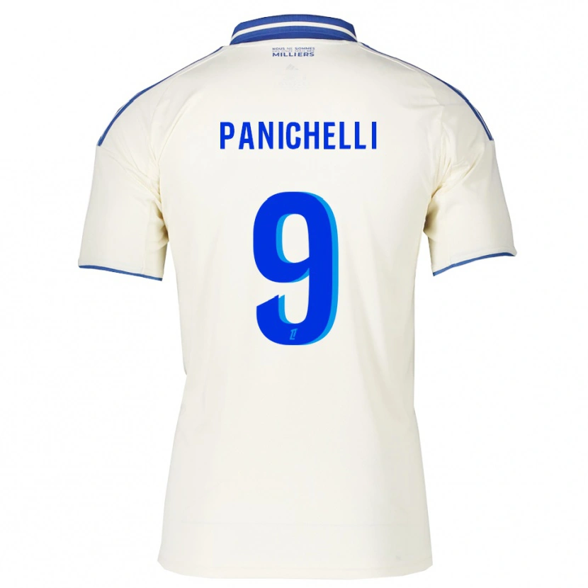 Danxen Dames Joaquín Panichelli #9 Champagne Blauw Uitshirt Uittenue 2025/26 T-Shirt