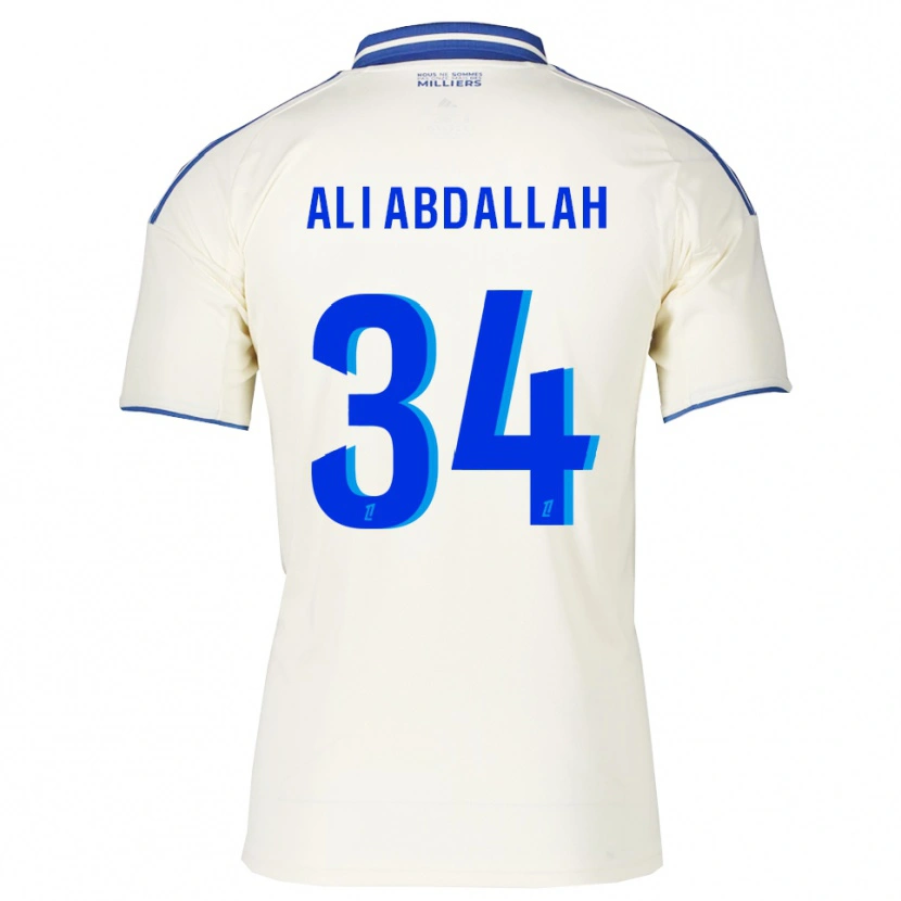 Danxen Dames Aboubacar Ali Abdallah #34 Champagne Blauw Uitshirt Uittenue 2025/26 T-Shirt
