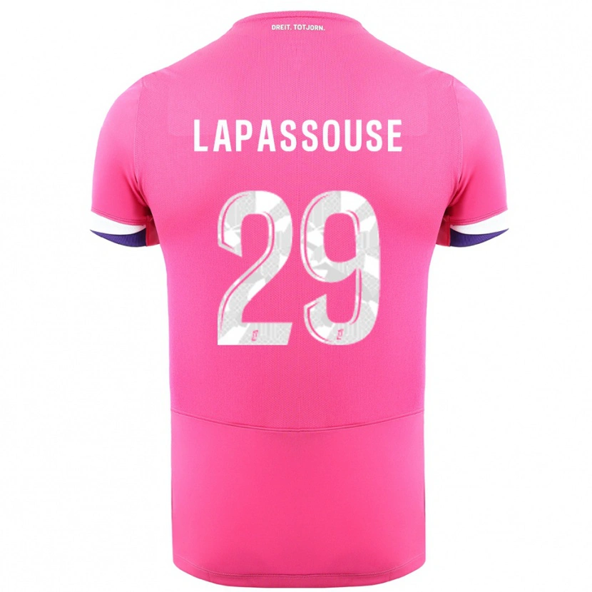 Danxen Dames Louna Lapassouse #29 Roze Wit Uitshirt Uittenue 2025/26 T-Shirt