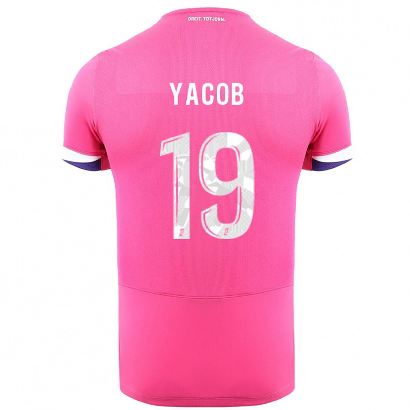 Danxen Dames Ilana Yacob #19 Roze Wit Uitshirt Uittenue 2025/26 T-Shirt