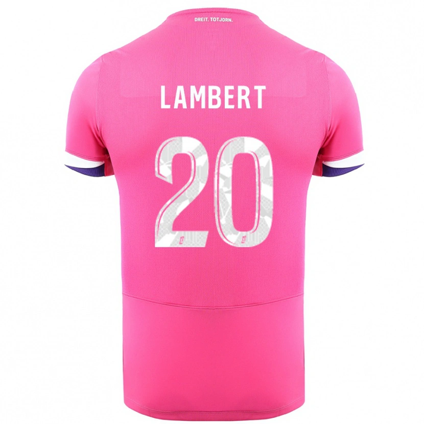 Danxen Dames Sarah Lambert #20 Roze Wit Uitshirt Uittenue 2025/26 T-Shirt
