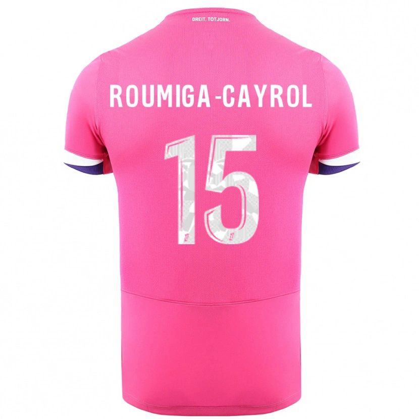 Danxen Dames Sonia Roumiga-Cayrol #15 Roze Wit Uitshirt Uittenue 2025/26 T-Shirt