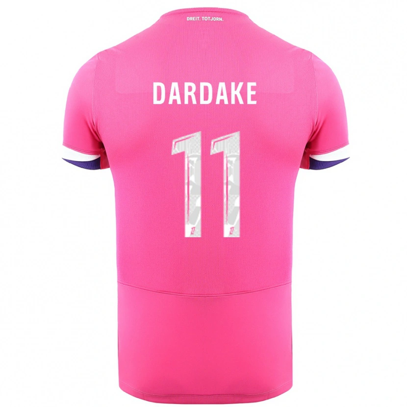 Danxen Dames Wassim Dardake #11 Roze Wit Uitshirt Uittenue 2025/26 T-Shirt