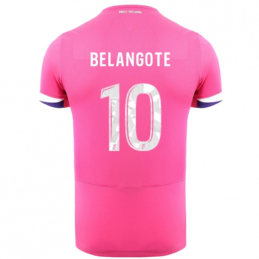 Danxen Dames Aël Belangote #10 Roze Wit Uitshirt Uittenue 2025/26 T-Shirt