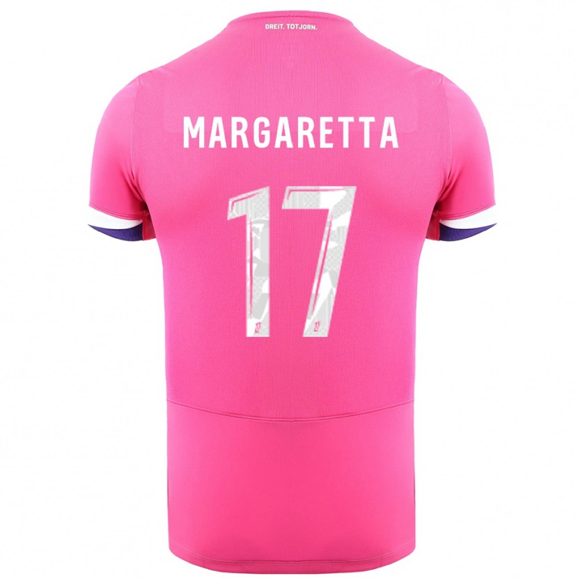 Danxen Dames Jessica Margaretta #17 Roze Wit Uitshirt Uittenue 2025/26 T-Shirt