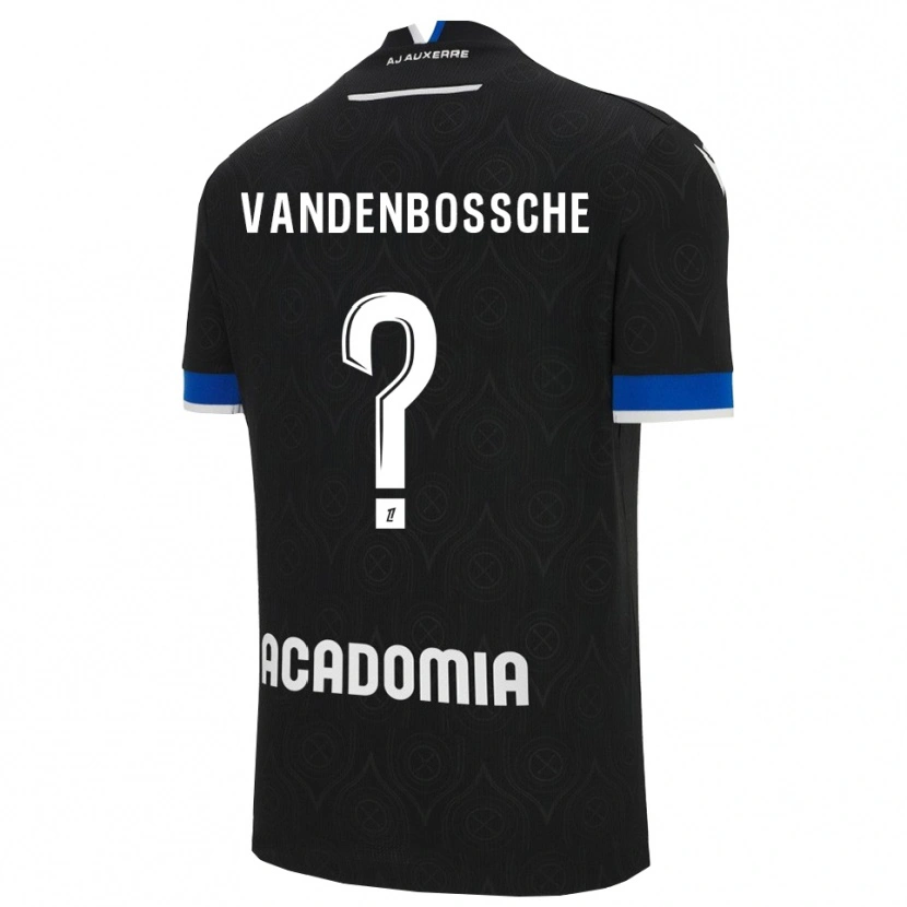 Danxen Dames Louka Vandenbossche #0 Zwart Wit Uitshirt Uittenue 2025/26 T-Shirt
