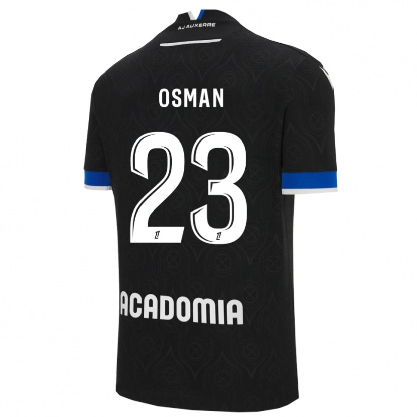 Danxen Dames Ibrahim Osman #23 Zwart Wit Uitshirt Uittenue 2025/26 T-Shirt