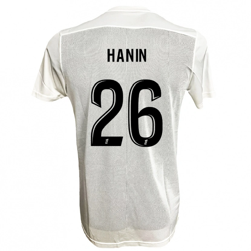 Danxen Dames Florent Hanin #26 Zwart Wit Uitshirt Uittenue 2025/26 T-Shirt