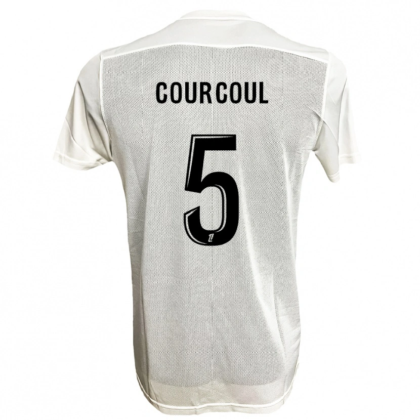 Danxen Dames Marius Courcoul #5 Zwart Wit Uitshirt Uittenue 2025/26 T-Shirt