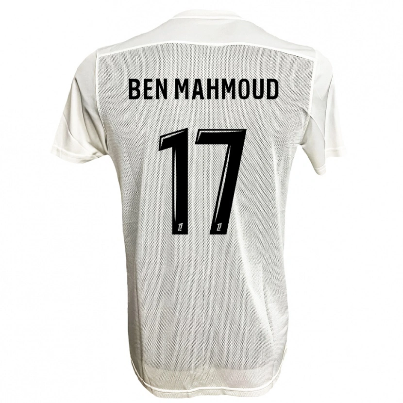 Danxen Dames Yessine Ben Mahmoud #17 Zwart Wit Uitshirt Uittenue 2025/26 T-Shirt