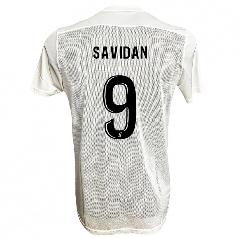 Danxen Dames Marius Savidan #9 Zwart Wit Uitshirt Uittenue 2025/26 T-Shirt