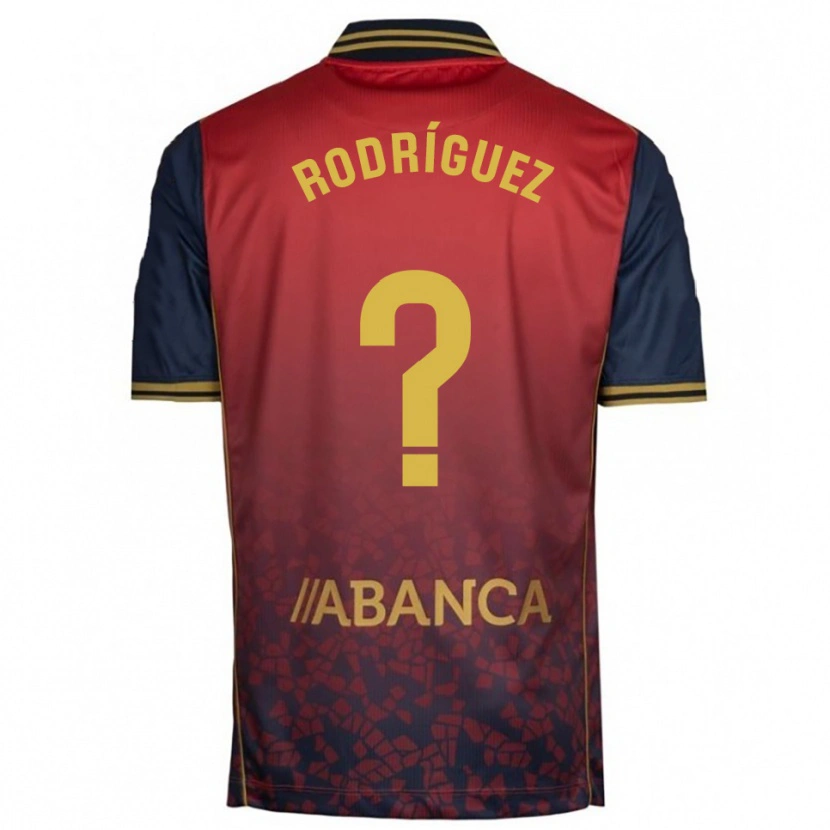 Danxen Dames Carlos Rodríguez #0 Rood Marineblauw Uitshirt Uittenue 2025/26 T-Shirt