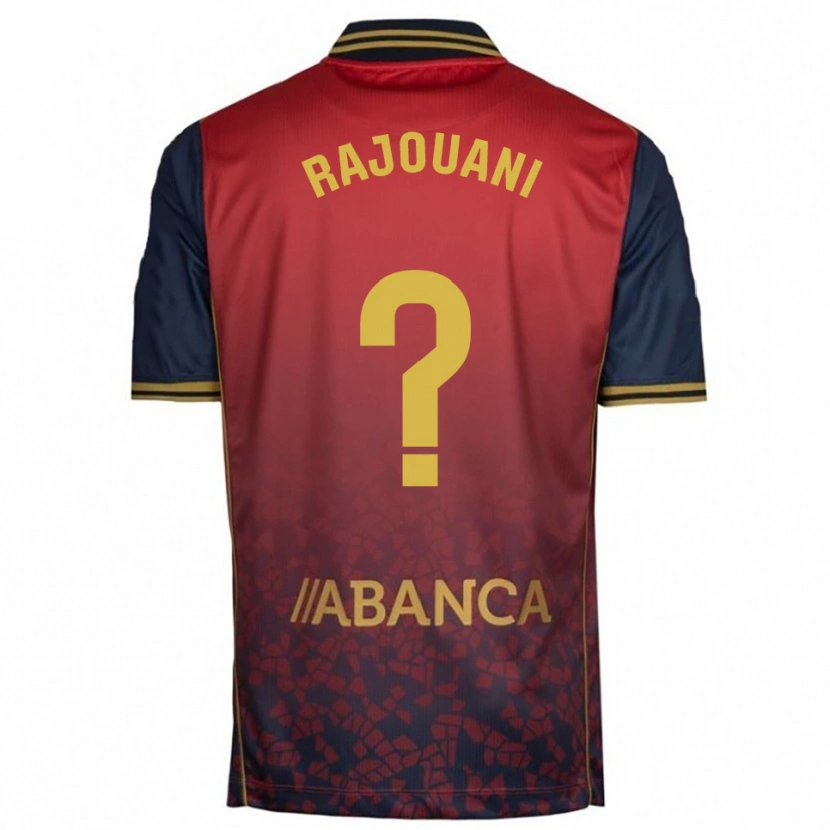 Danxen Dames Ayman Rajouani #0 Rood Marineblauw Uitshirt Uittenue 2025/26 T-Shirt