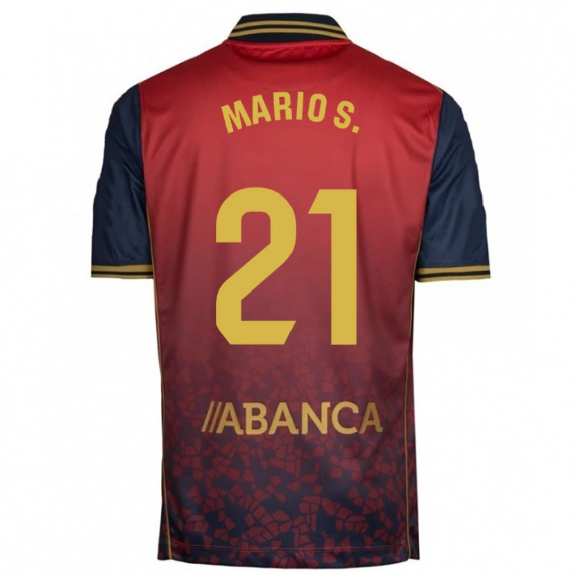 Danxen Dames Mario Soriano #21 Rood Marineblauw Uitshirt Uittenue 2025/26 T-Shirt