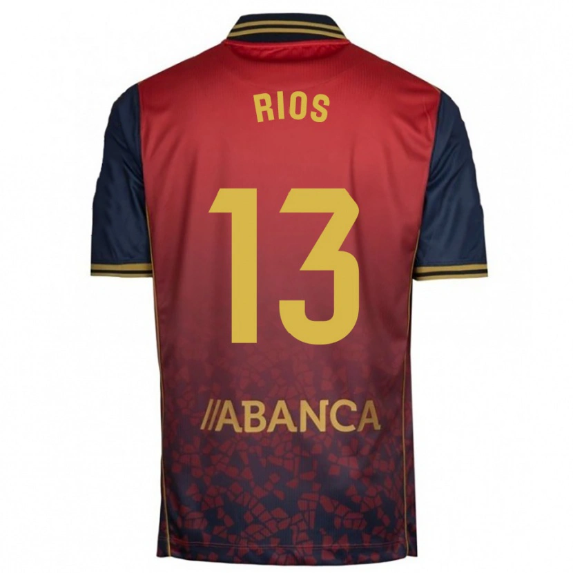 Danxen Dames Hugo Rios #13 Rood Marineblauw Uitshirt Uittenue 2025/26 T-Shirt