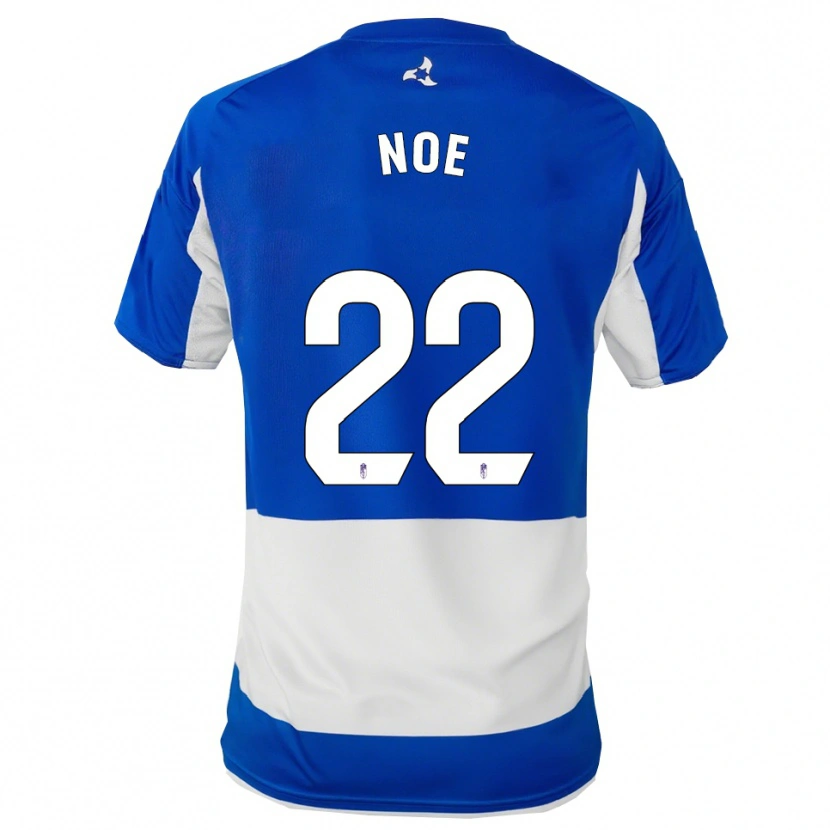 Danxen Dames Noe #22 Blauw Wit Uitshirt Uittenue 2025/26 T-Shirt