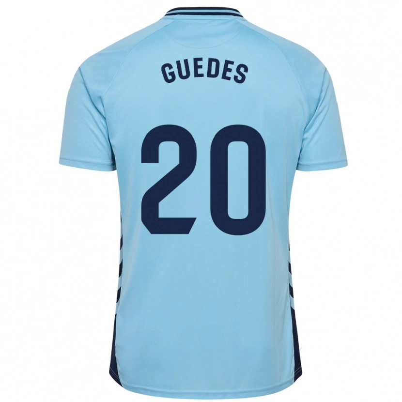 Danxen Dames Johan Guedes #20 Hemelsblauw Uitshirt Uittenue 2025/26 T-Shirt