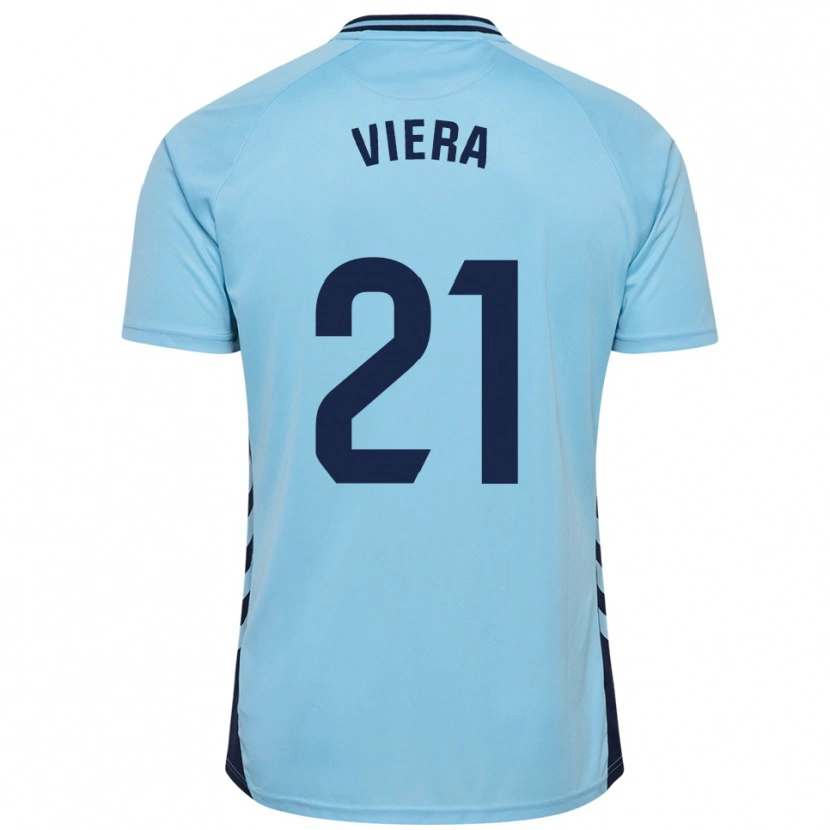 Danxen Dames Jonathan Viera #21 Hemelsblauw Uitshirt Uittenue 2025/26 T-Shirt