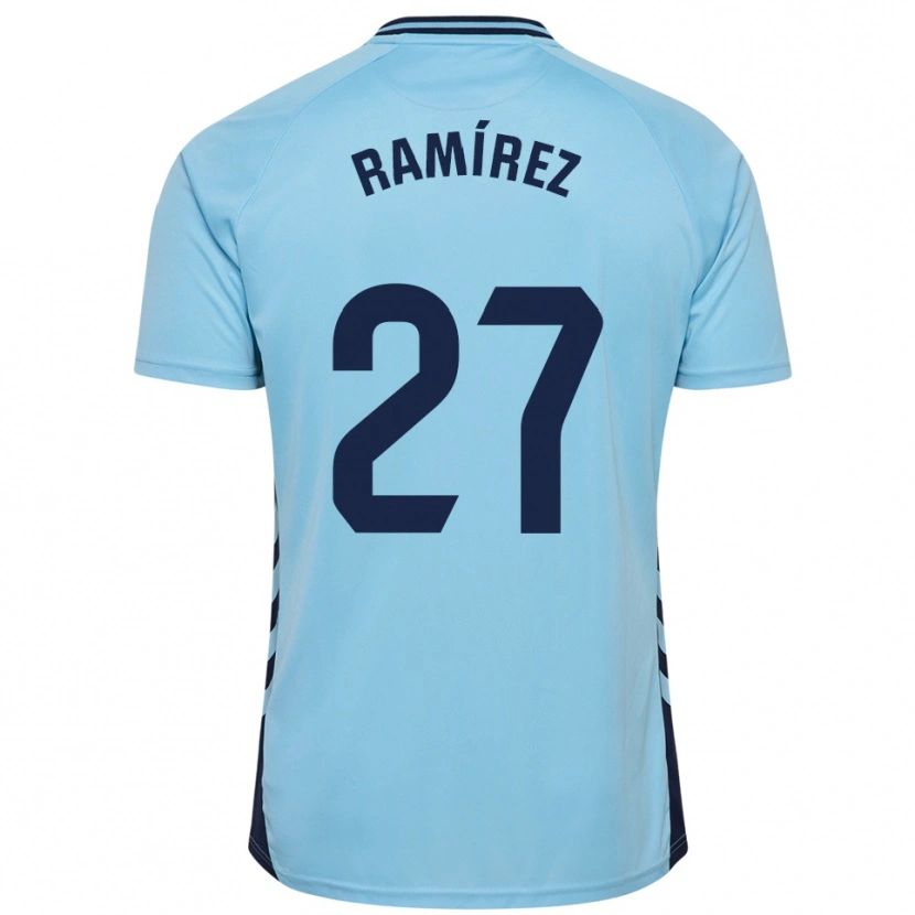 Danxen Dames Kirian Ramírez #27 Hemelsblauw Uitshirt Uittenue 2025/26 T-Shirt