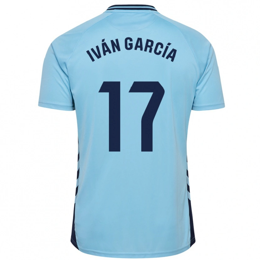 Danxen Dames Iván García #17 Hemelsblauw Uitshirt Uittenue 2025/26 T-Shirt