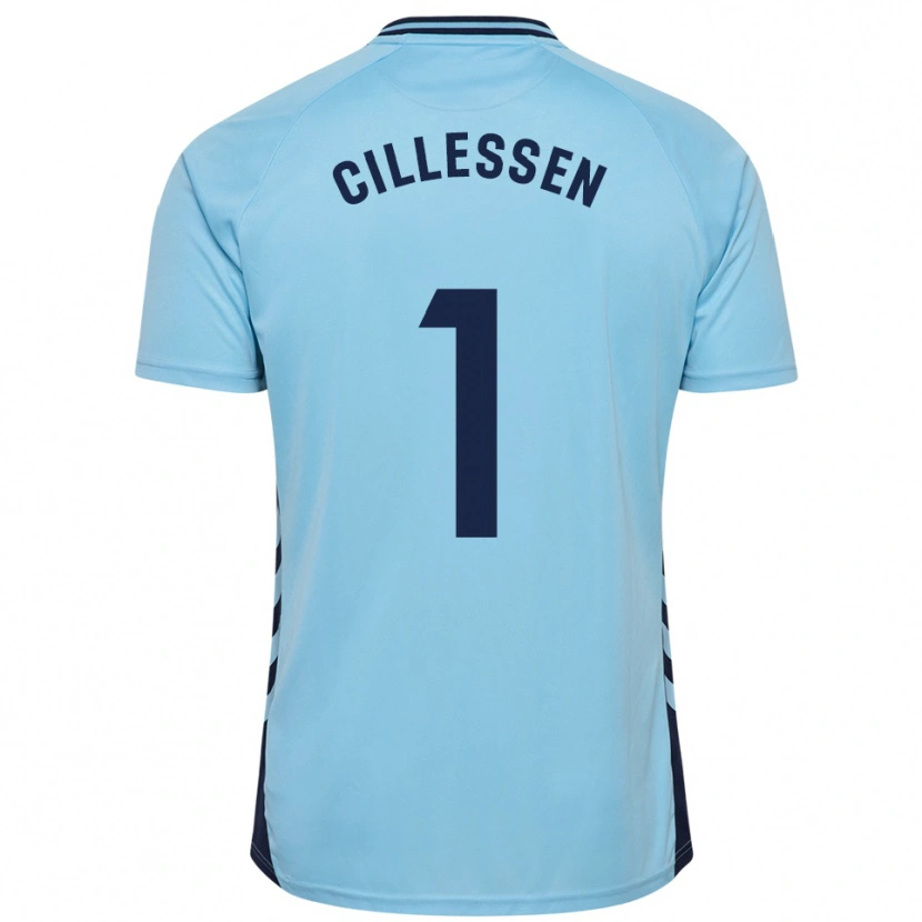 Danxen Dames Jasper Cillessen #1 Hemelsblauw Uitshirt Uittenue 2025/26 T-Shirt