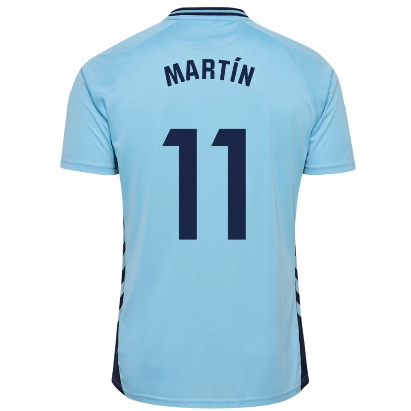 Danxen Dames Diego Martín #11 Hemelsblauw Uitshirt Uittenue 2025/26 T-Shirt