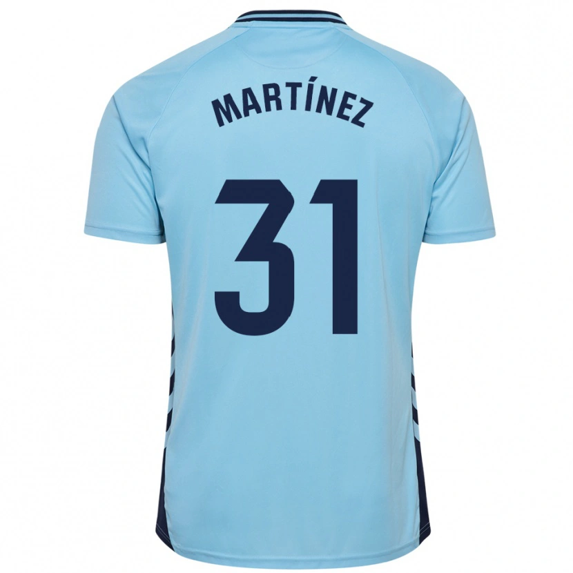 Danxen Dames Ian Martínez #31 Hemelsblauw Uitshirt Uittenue 2025/26 T-Shirt