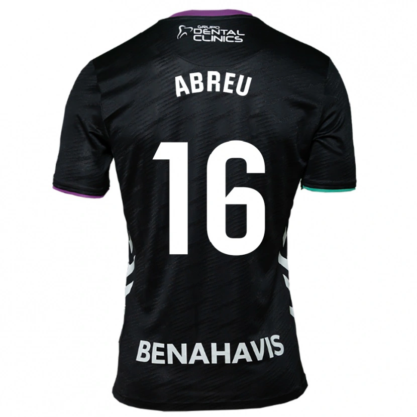 Danxen Dames Marco Abreu #16 Zwart Paars Groen Uitshirt Uittenue 2025/26 T-Shirt