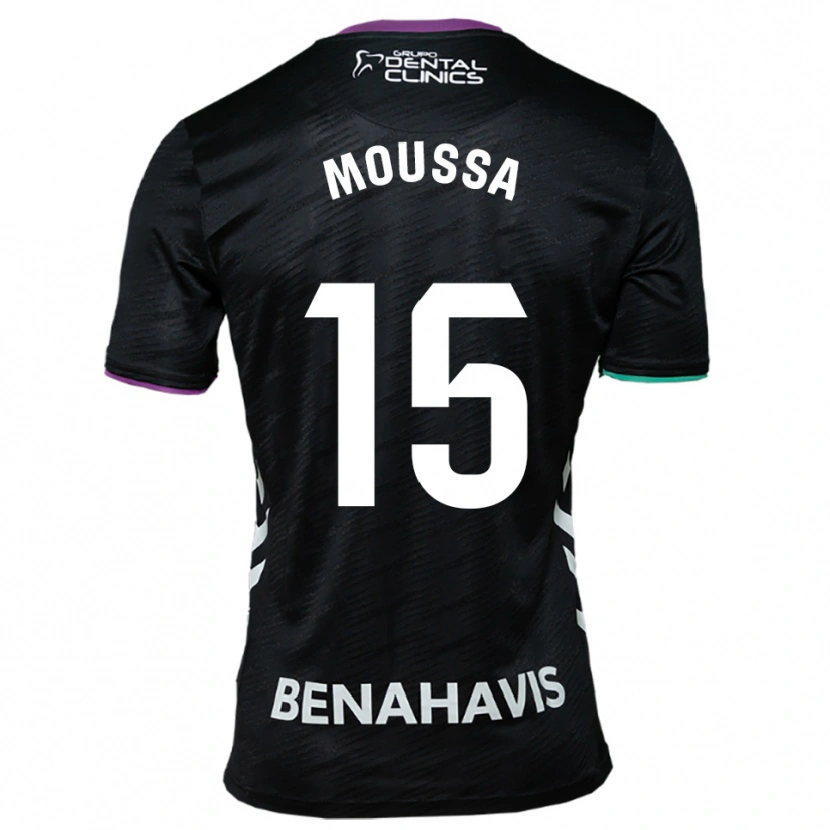 Danxen Dames Moussa Diarra #15 Zwart Paars Groen Uitshirt Uittenue 2025/26 T-Shirt