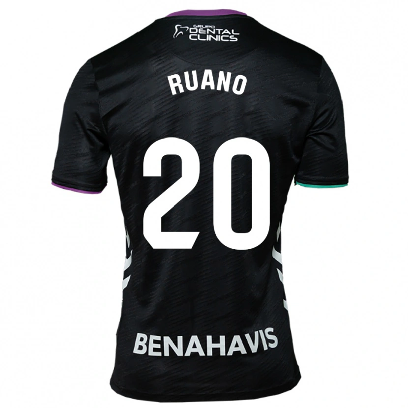 Danxen Dames Celia Ruano #20 Zwart Paars Groen Uitshirt Uittenue 2025/26 T-Shirt