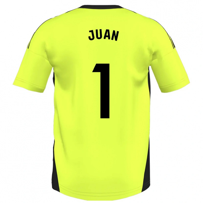Danxen Dames Ramón Juan #1 Fluorescerend Geel Uitshirt Uittenue 2025/26 T-Shirt