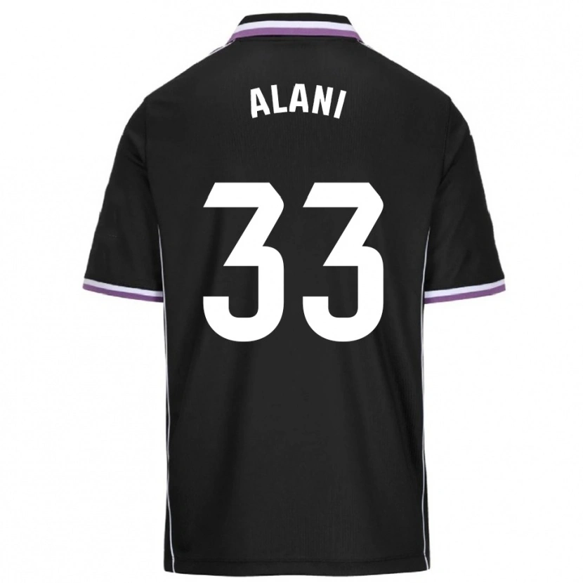 Danxen Dames Ibrahim Alani #33 Paars Zwart Uitshirt Uittenue 2025/26 T-Shirt